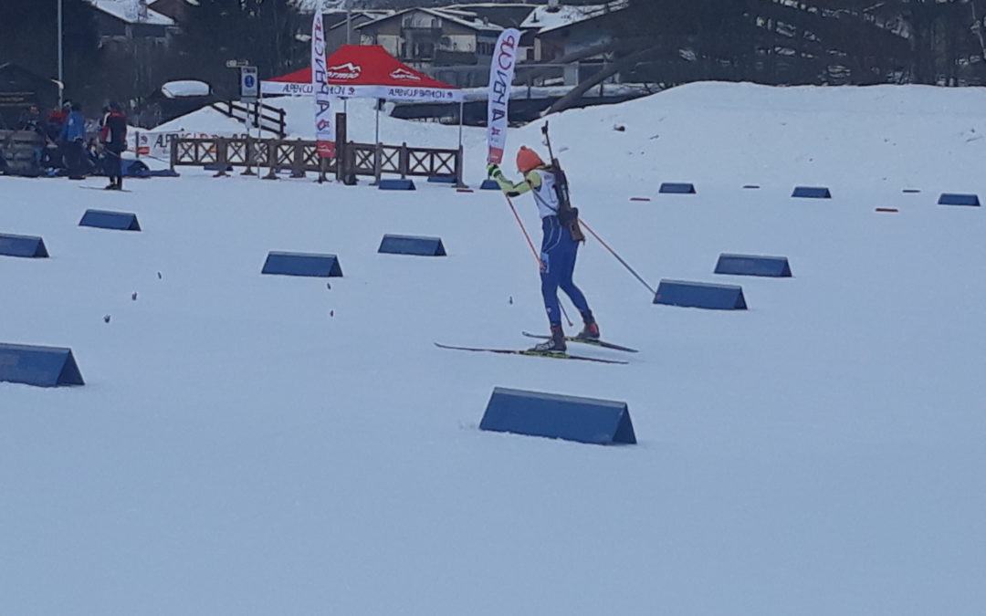 Biathlon: la Gaglia è argento nei tricolori giovani al lago di Tesero